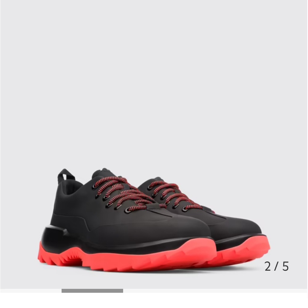 Black and Red Men's Sneakers